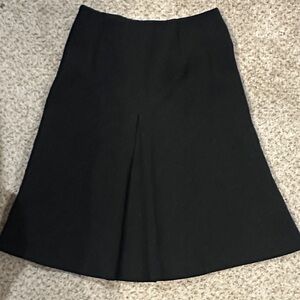 Rachel Zoe Classic Black A-Line Skirt